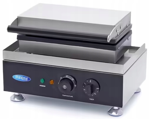 Gofrownica potrójna do gofrów brukselskich 3 gofry 1750W Maxima 09374201