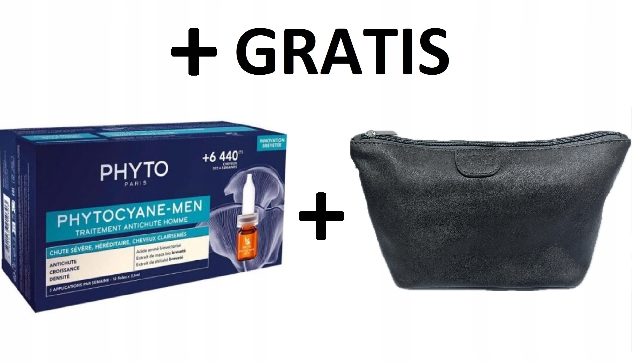 Phytocyane-men Kuracja Przeciw wypadaniu dla mężczyzn kosmetyczka