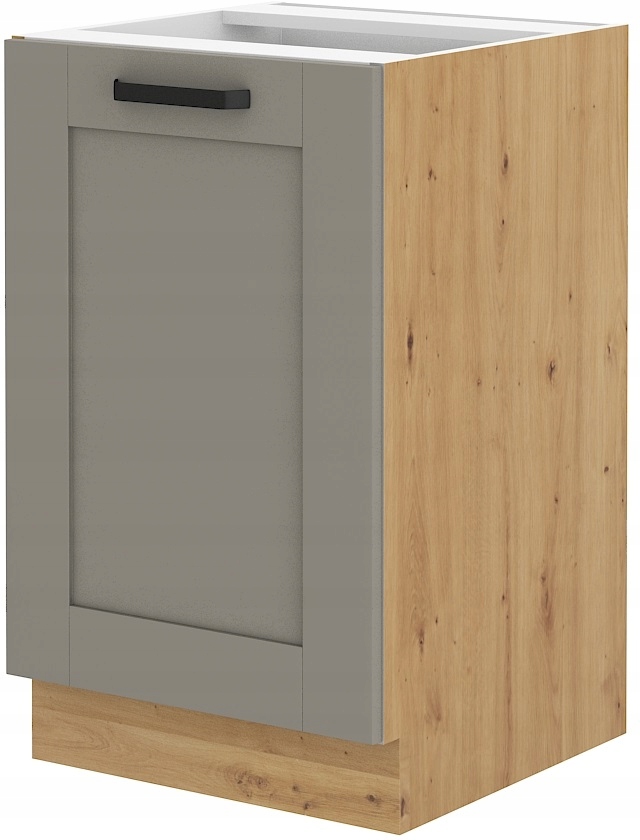Spodní Kuchyňská Skříňka Pod Dřez Dub Artisan Světle Šedá 50X82X52