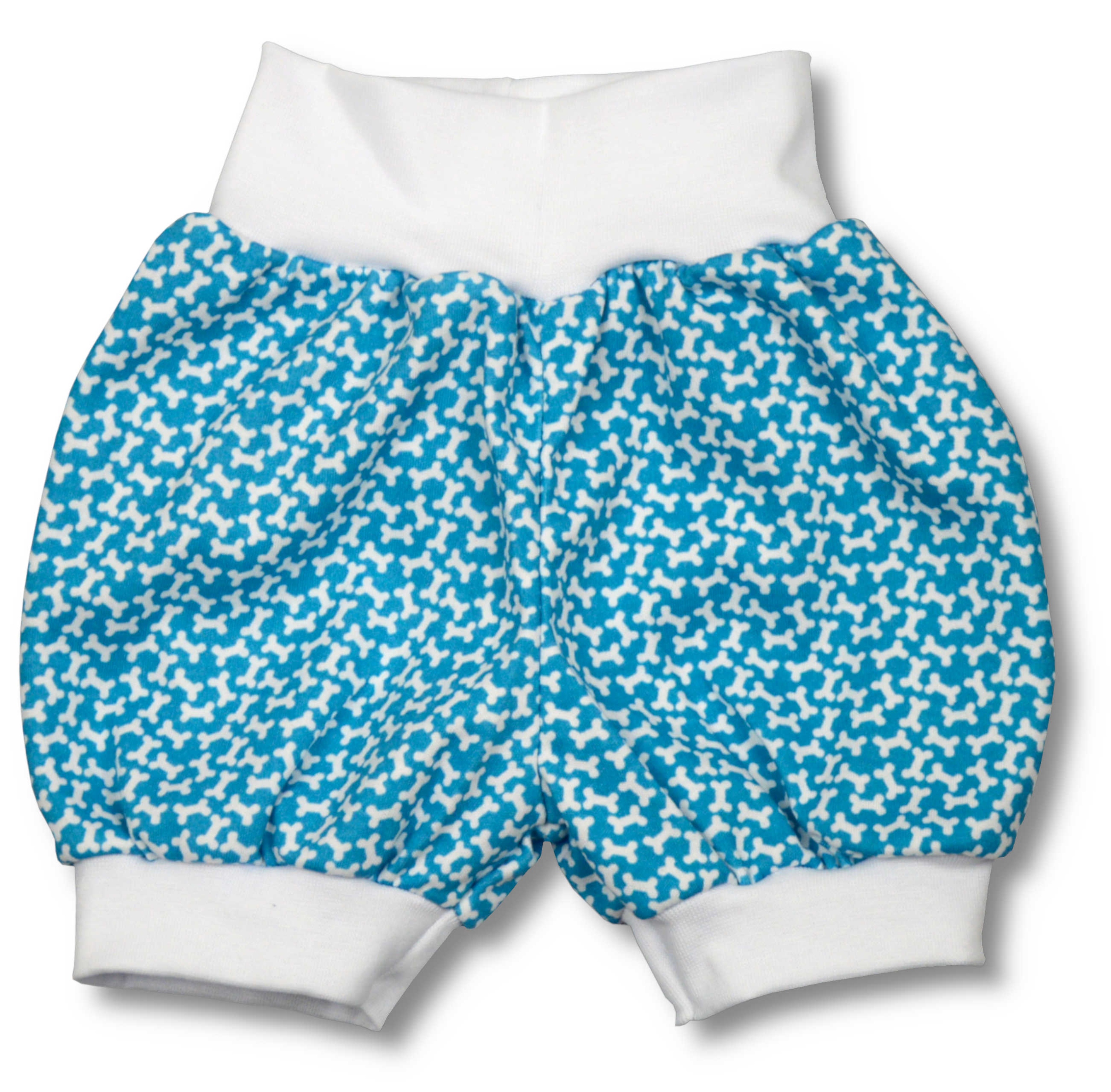 

Krótkie Spodenki 92 98 kostki na turkusie