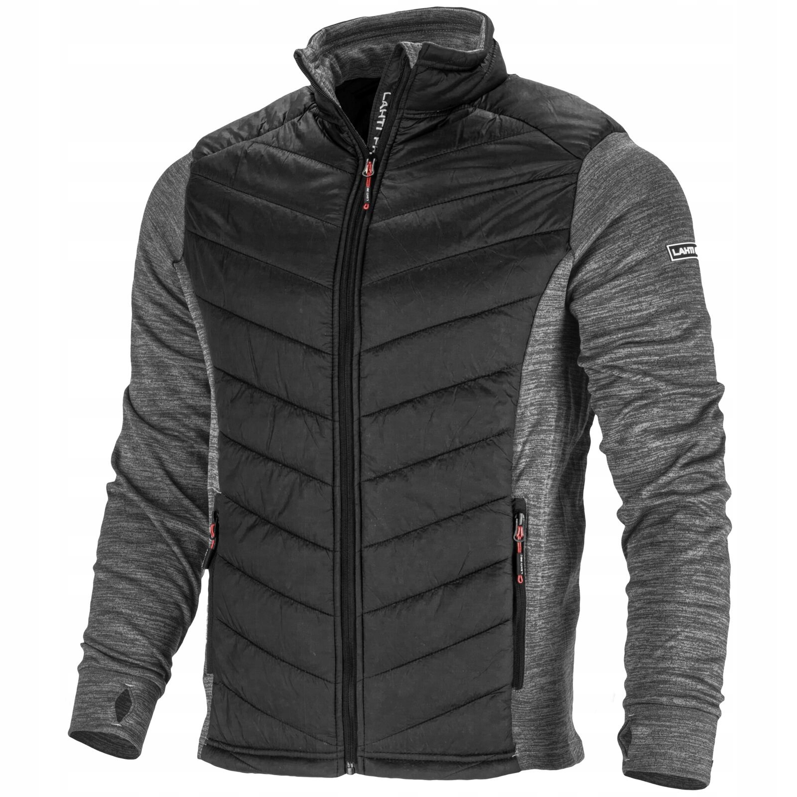 Zateplená Mikina Šedo-černá, 2XL, Ce, Lahti