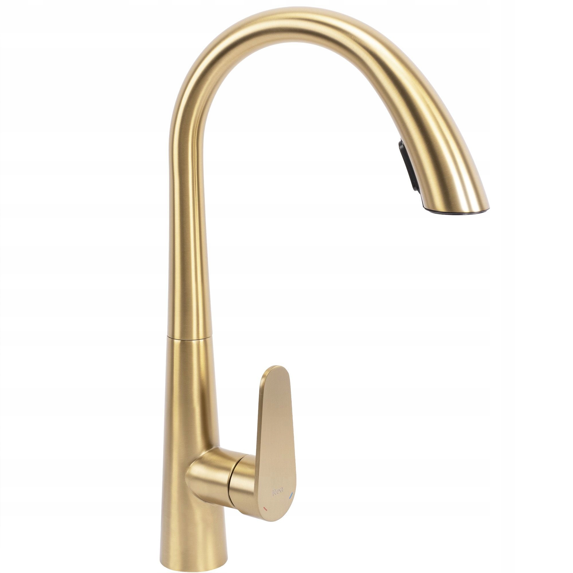 Kuchynská batéria Ross, zlatá brúsená