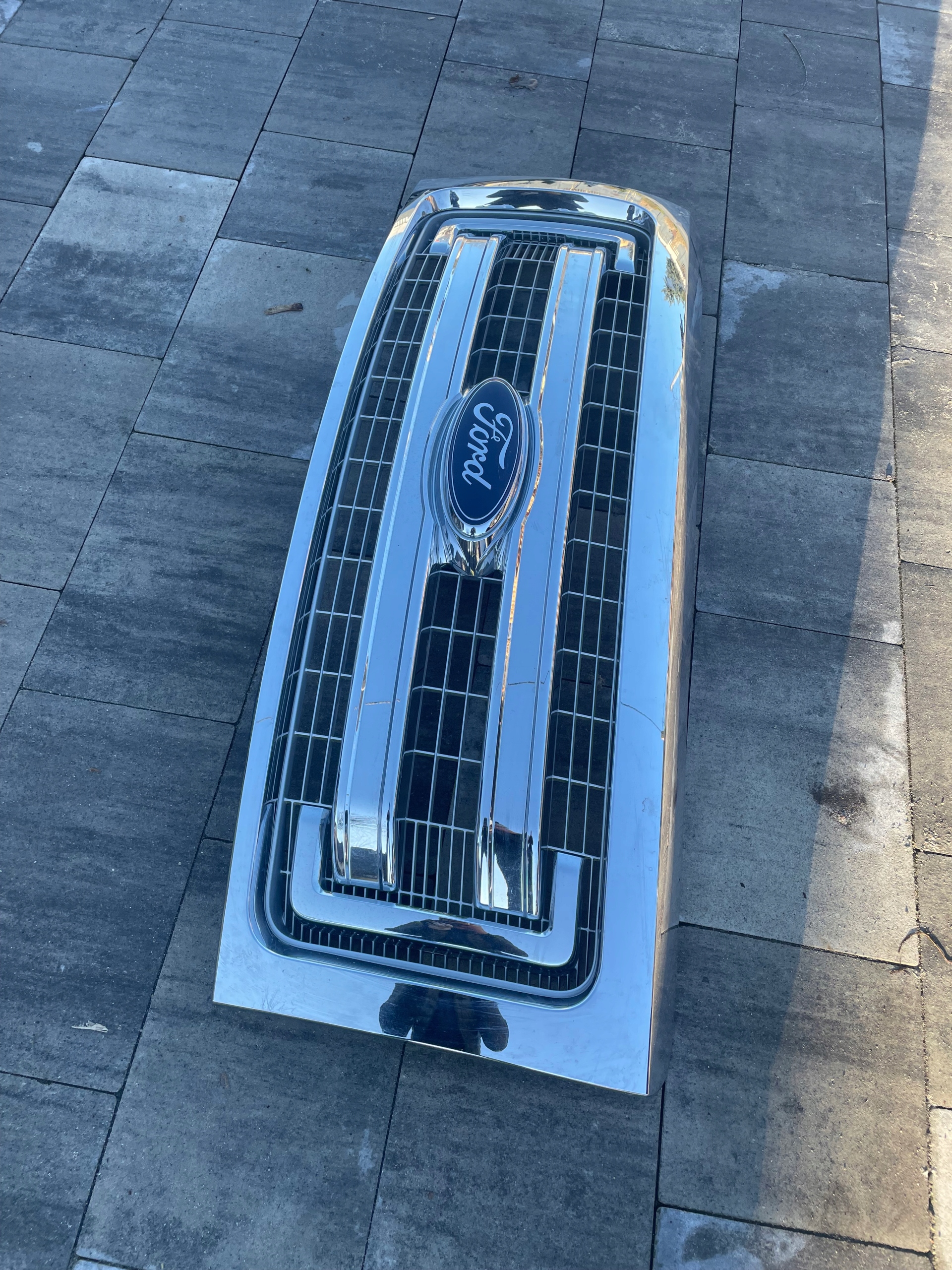 FORD F150 F-150 XLT 2009- GRILL ATRAPA CHROM ORYGINAŁ Producent części Ford OE