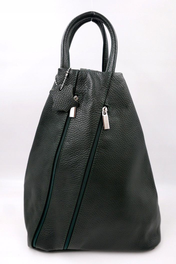 Batoh Přírodní Kůže kabelka Zelená zelená láhev Praktická nová