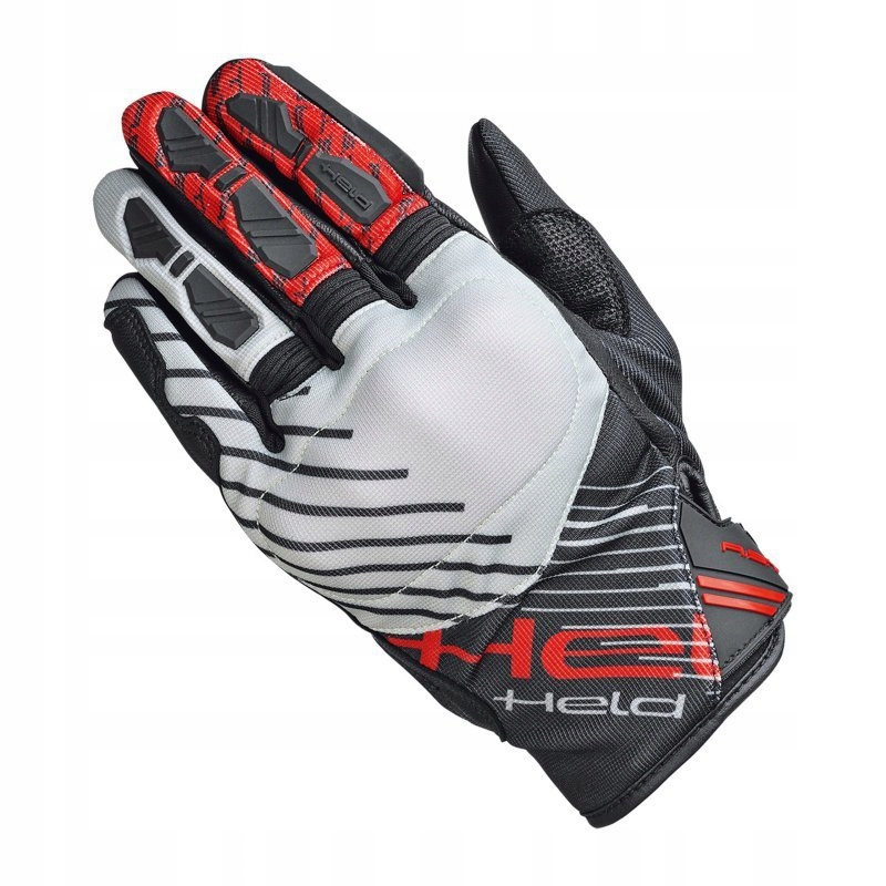 Motocyklové Rukavice Held Hamada 2 Grey Black 10