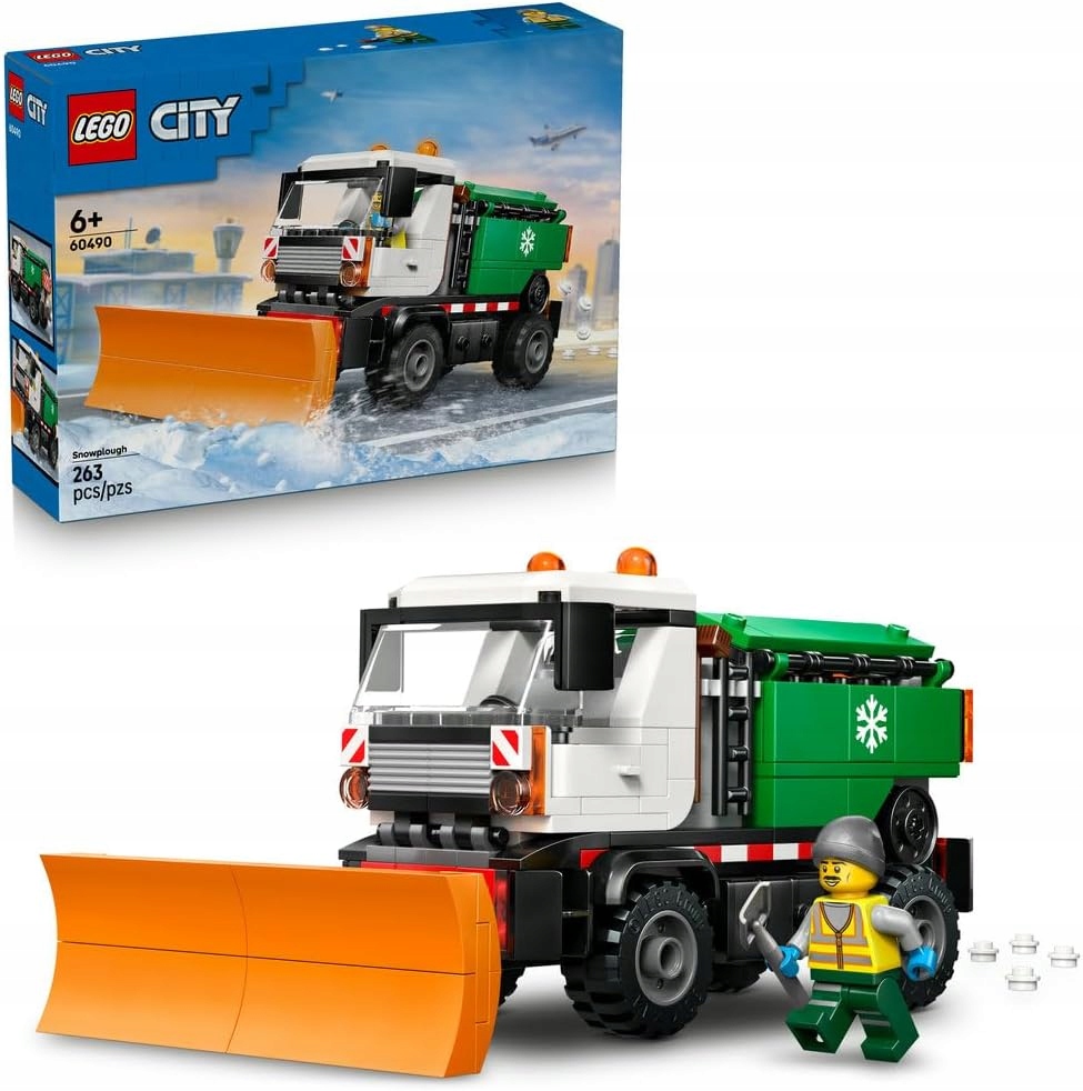 Lego Sněžný pluh City Nákladní auto Solnička 60490 6 minifigurka