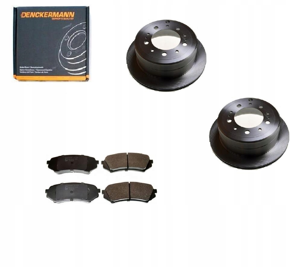 Kotouče Land Cruiser J100 1998-2007 Zadní Sada
