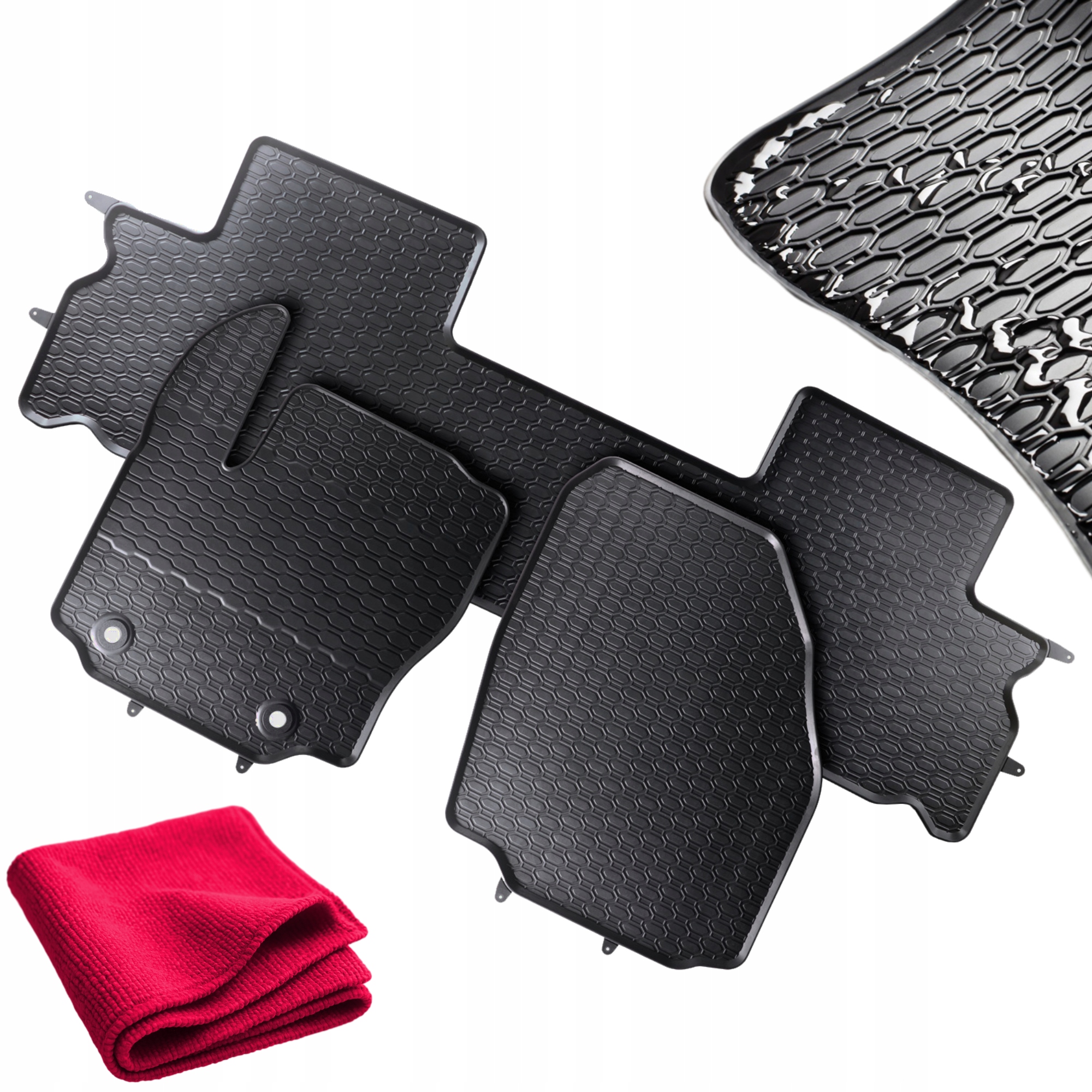 Dywaniki Gumowe Zestaw do Ford S-max 1 I MK1 2006 2015 Van