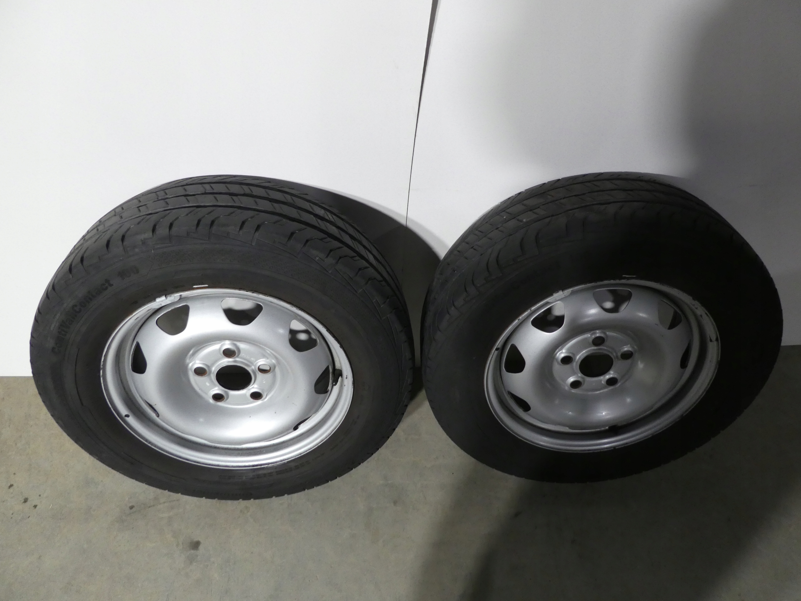 2X wheels discs tyres 7E0601027C VW T5 T6 215/65/R16C 2019R