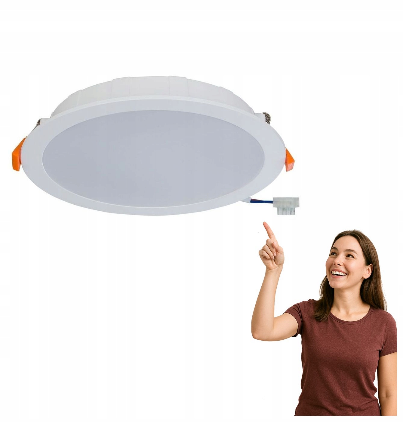 Led zápustné svítidlo CL Kos 24W 3000K IP44 Nowodvorski