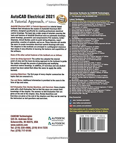 Technologies, CADCIMAutoCAD Electrical 2021: A Tutorial Approach, 2nd Editi Język publikacji angielski