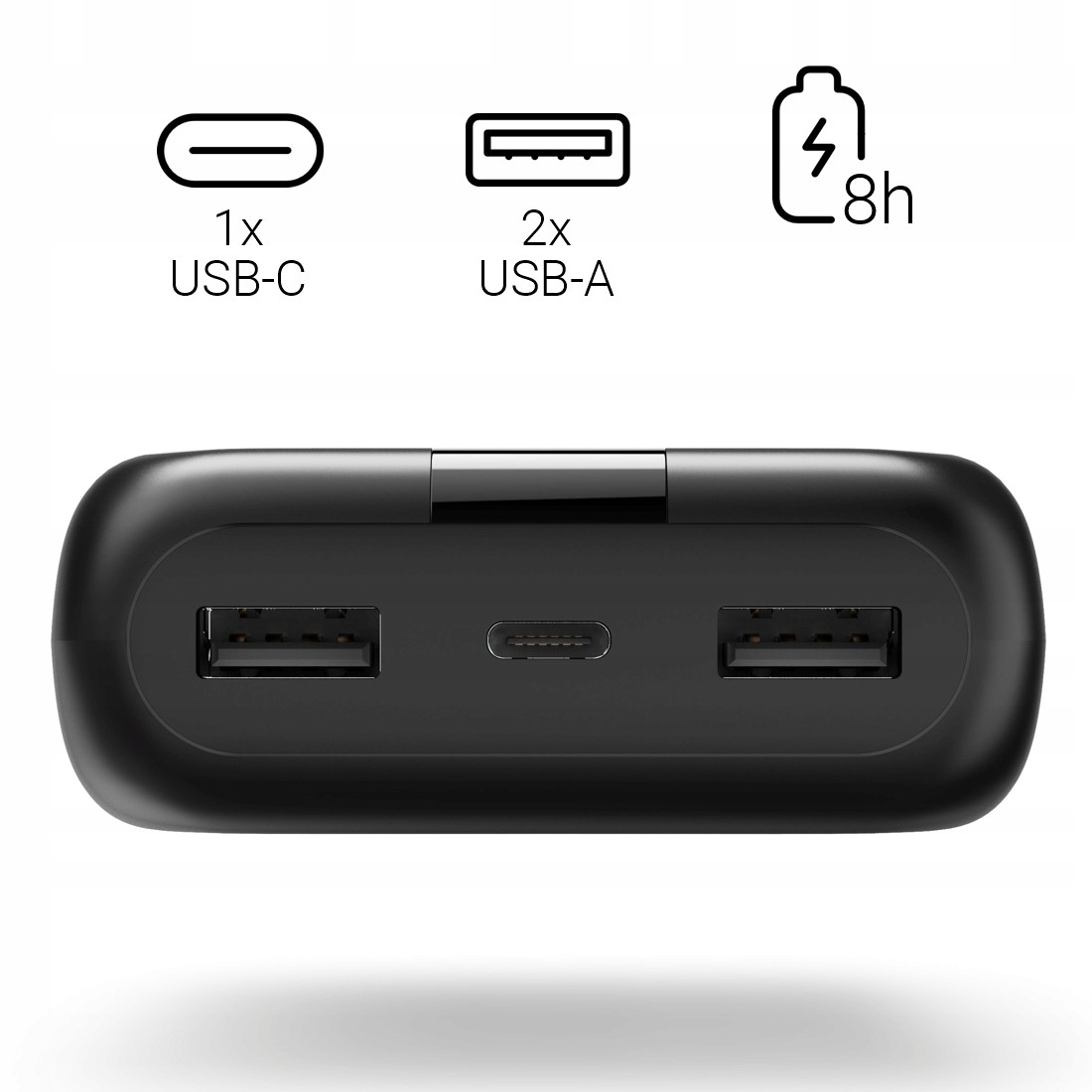 HAMA Powerbank Performance 20000mAh USB C USB A Do Telefonów i Tabletów — miniatura 7