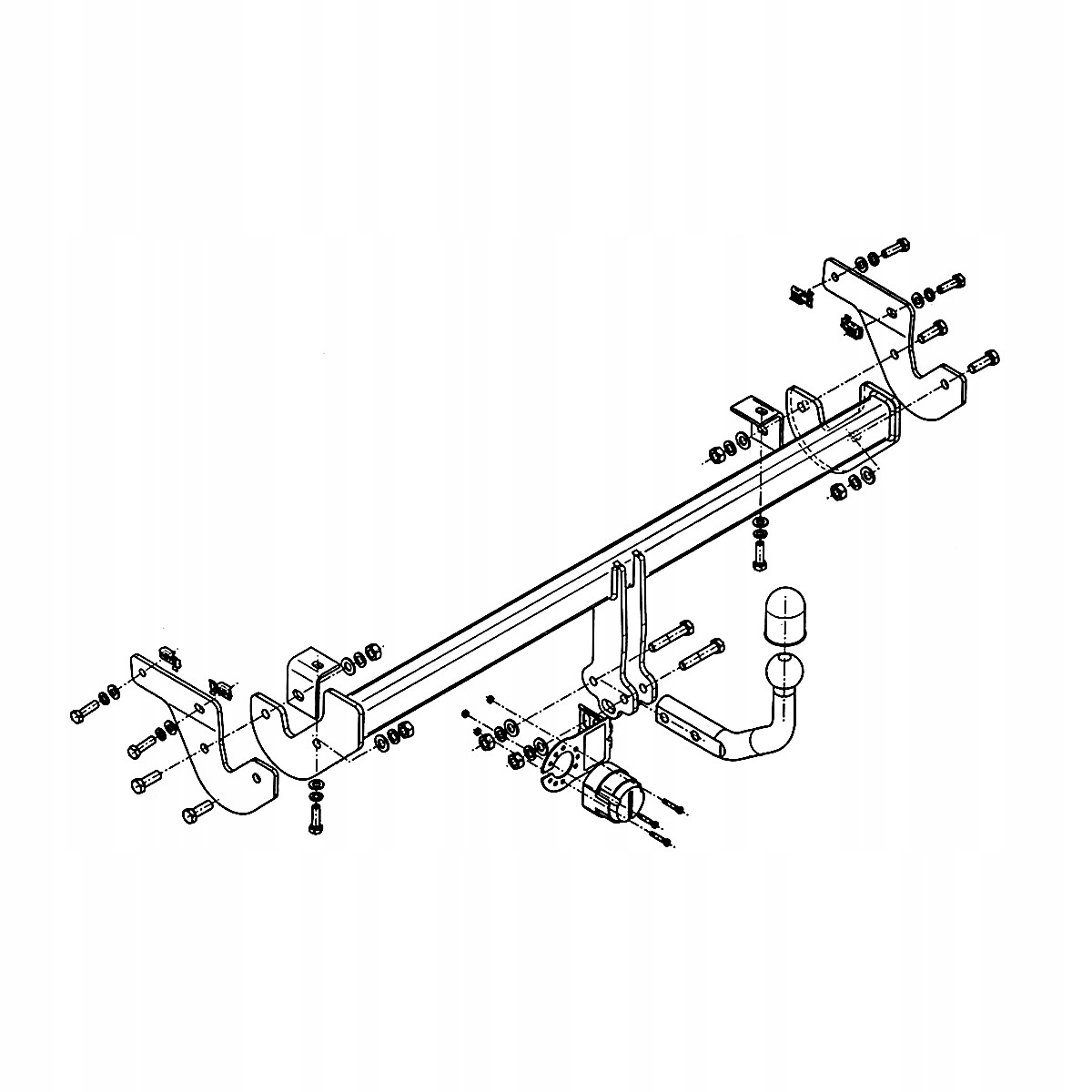Hak holowniczy do Peugeot 208 I 1 Hatchback 12-19 MODUŁ 13 PIN GRATIS Nowy Producent Steinhof