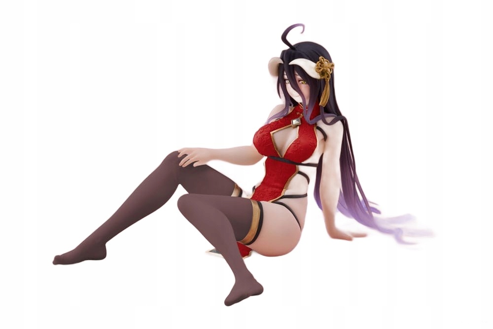 Overlord Pvc Soška na Stůl Roztomilá Figurka Albedo v Čínských Šatech Ver. Renewal