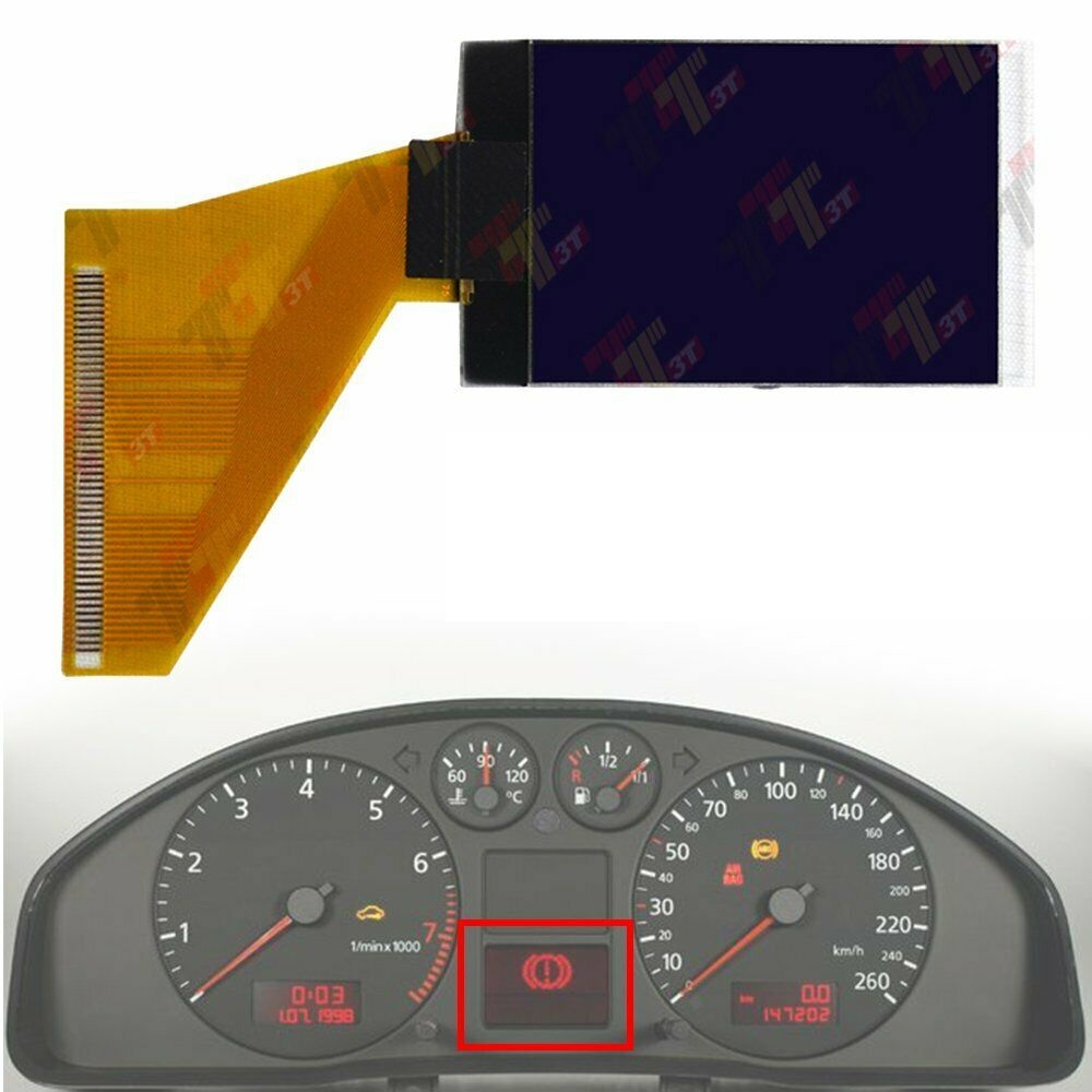 Malý LCD displej počítadlo Audi A3 A4 A6 Tt Jaeger displej 1/2 poloviční Nový