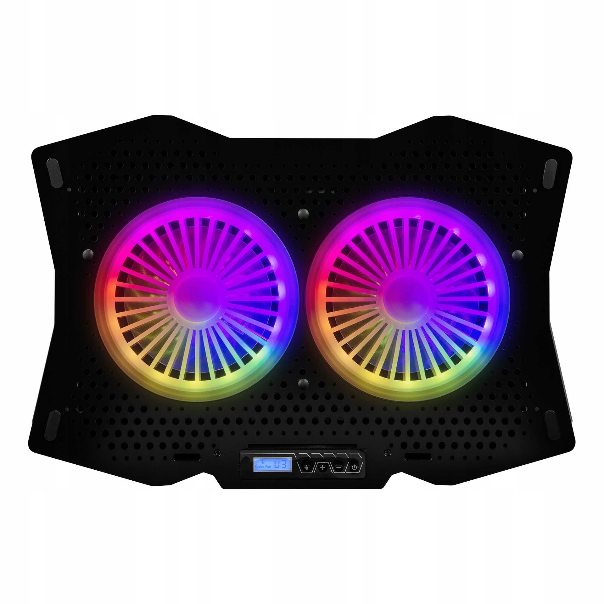 Podstawka chłodząca Modecom CF18 laptop 15,6" 17,3" Dwa wentylatory Rgb