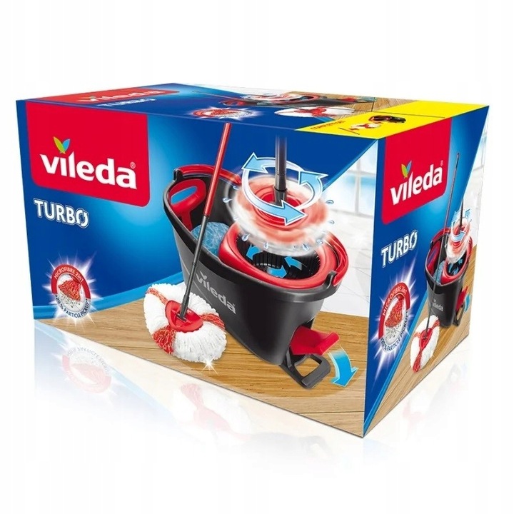 Levně Vileda Turbo rotační kbelík a mop