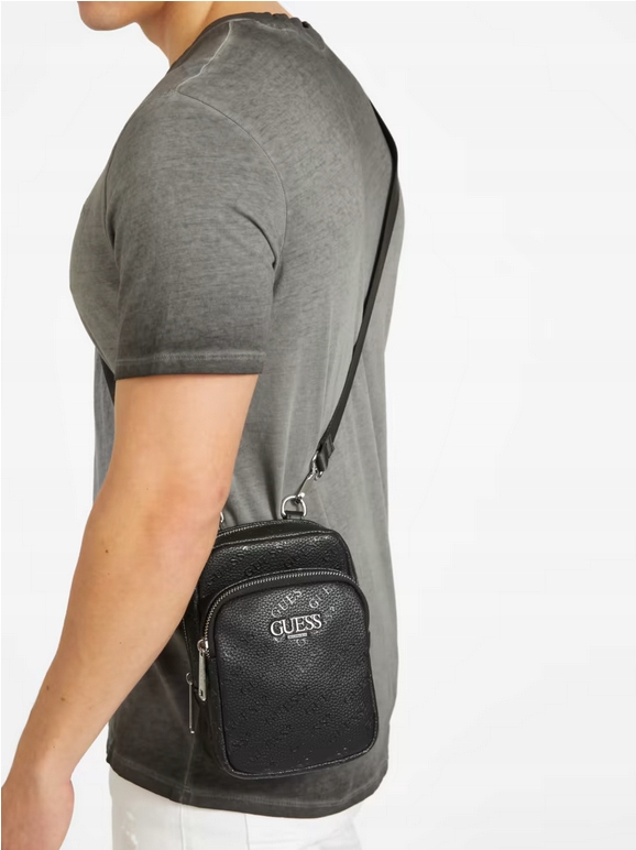 Guess pánská crossbody Ezra Logo černá
