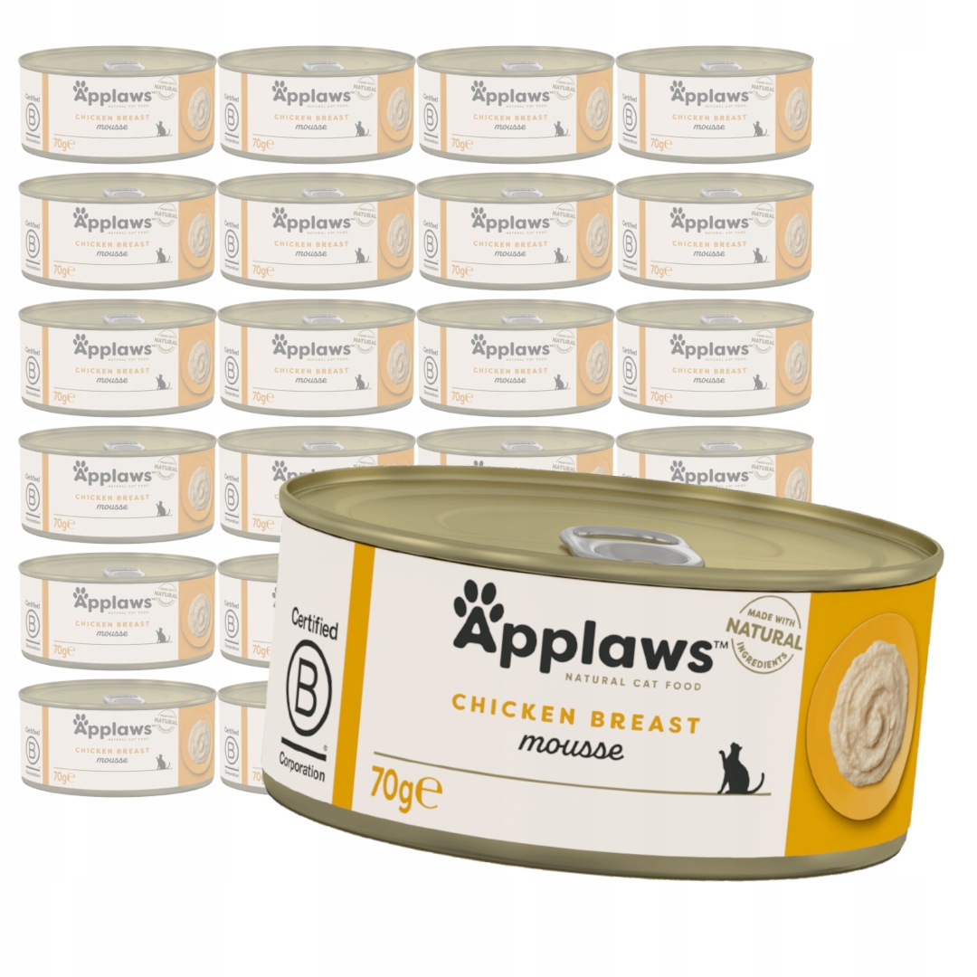 Levně Applaws Cat Mokré Krmivo Pro Kočky 24x70g Kuře v mušce