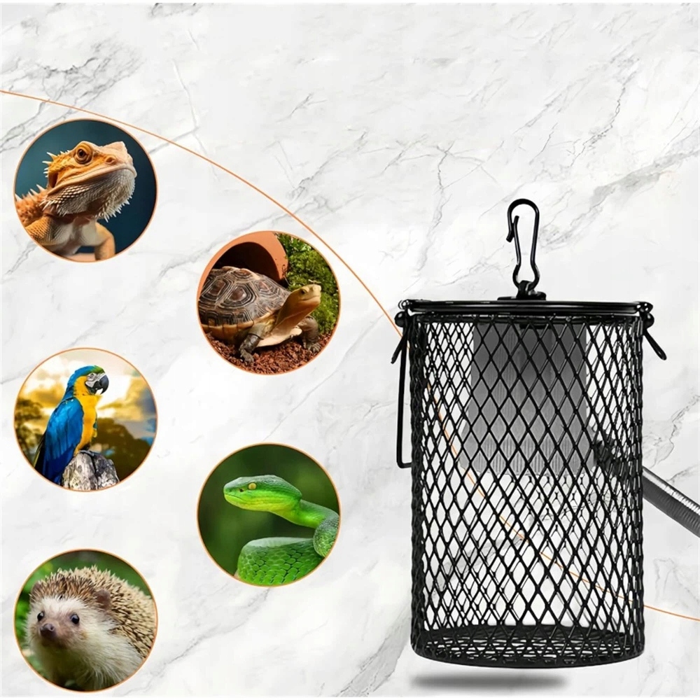 Levně Topná lampa 100 W E27 pro ještěrčí plazy a hady s hákem