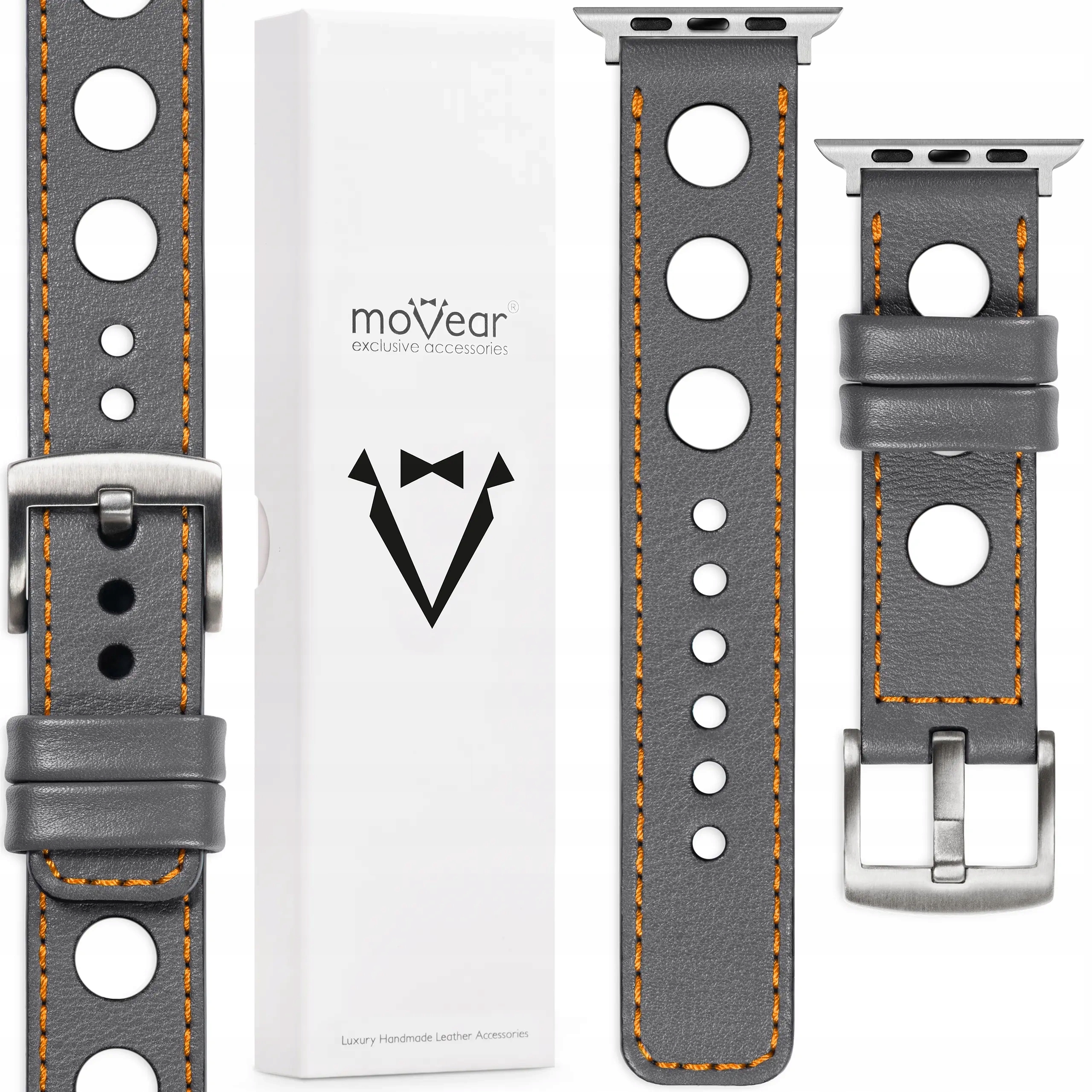 Exkluzivní řemínek pro Apple Watch Ultra 10 9 8 7-3 Se Handmade Italská kůže