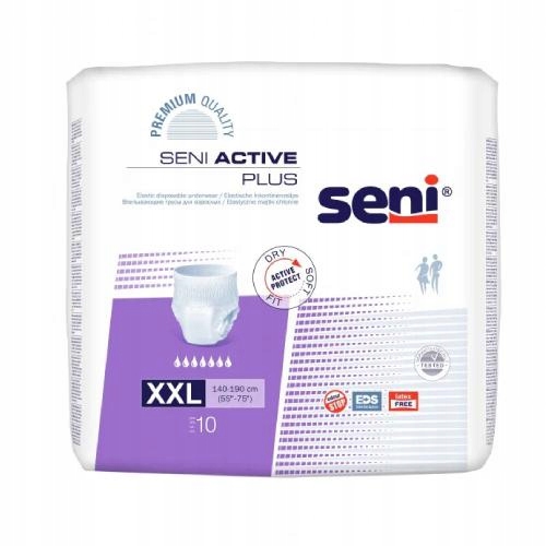 

Seni Active Elastyczne majtki chłonne XXL, 10 szt.