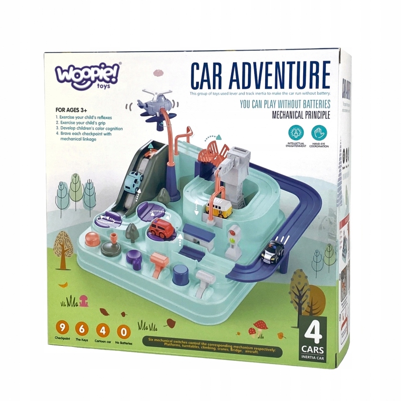 Interaktivní překážková dráha "Automobilová Dobrodružství" od Woopie pro děti