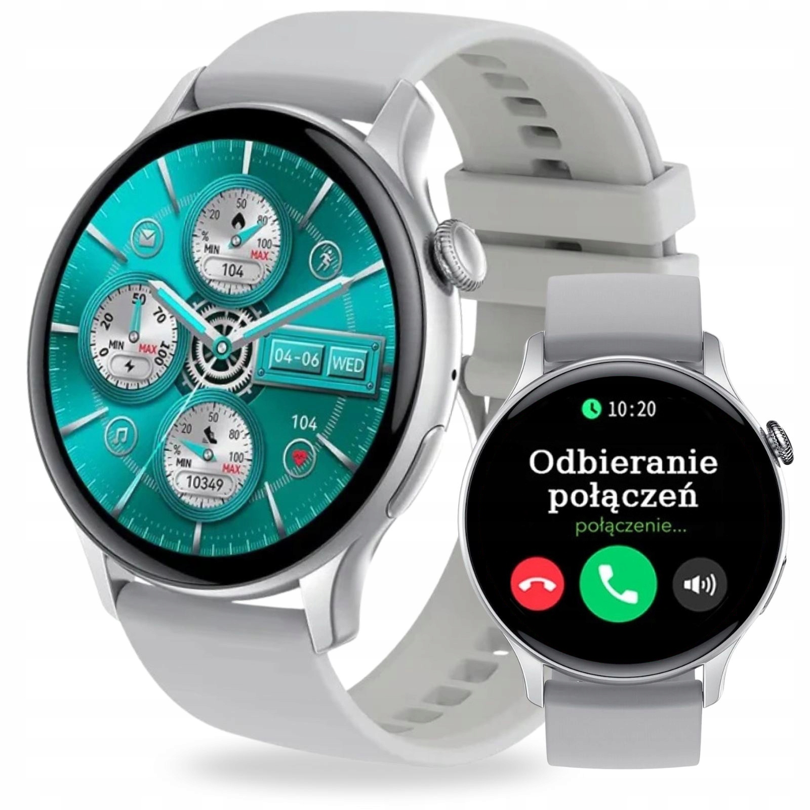 Chytré Hodinky Rubicon RNCF10 Stříbrné