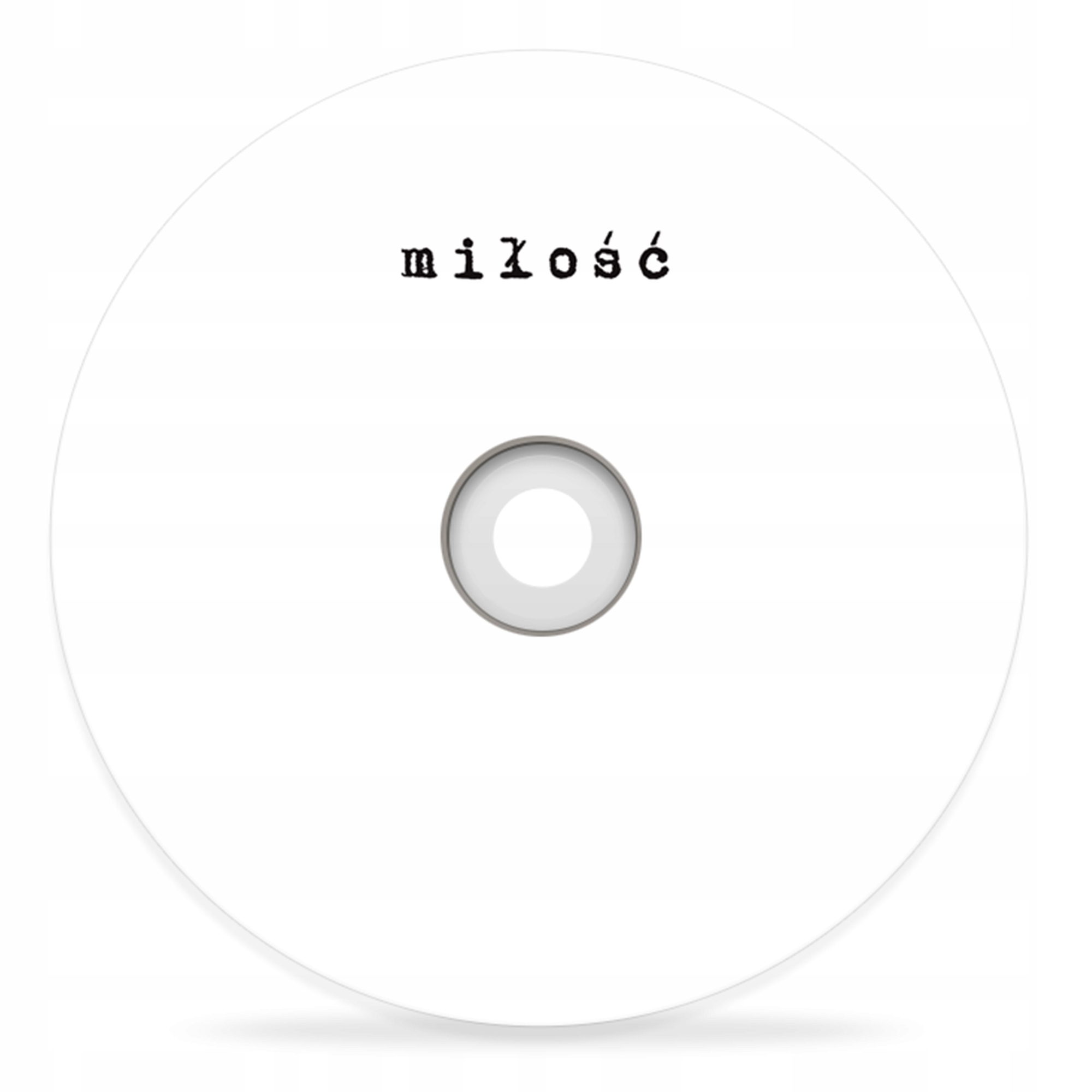 

Płyta DVD z nadrukiem Miłość biała