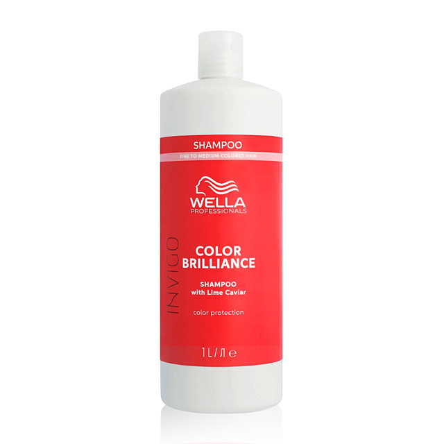 Šampon Wella Invigo Color Brilliance 1000 ml – barvené, tenké vlasy
