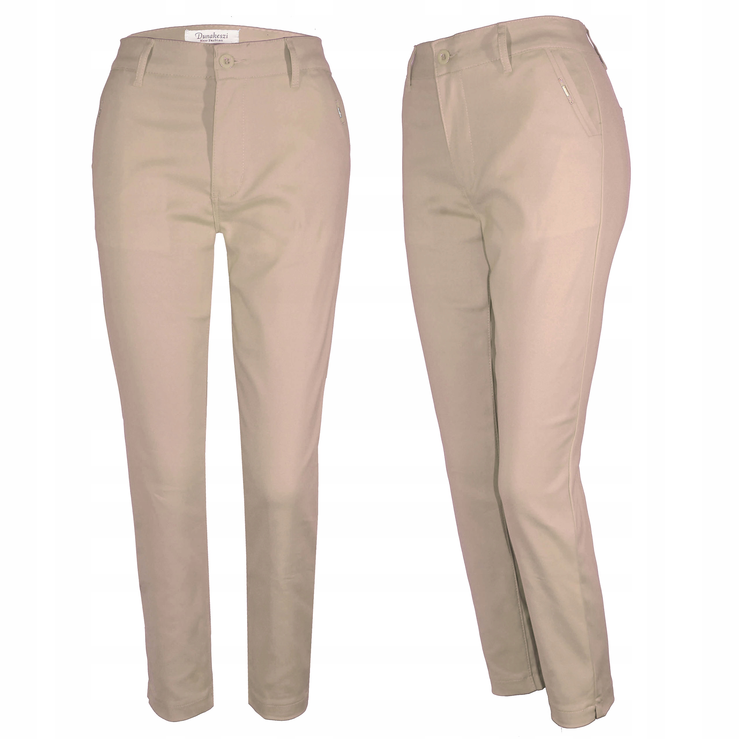 ELEGANCKIE SPODNIE CYGARETKI Push-up ZWĘŻANE 44/46