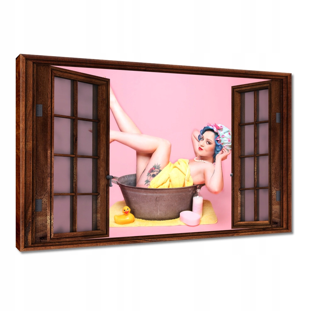 

Obrazy 120x80 Vintage Kobieta Laska