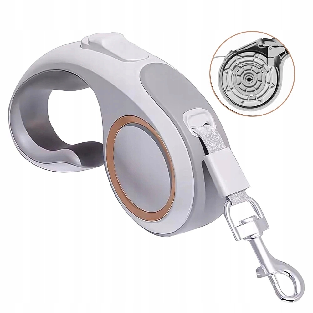 Levně Lehká Vodítko 5 M Pro Psa, Reflexní, Měkký Úchop