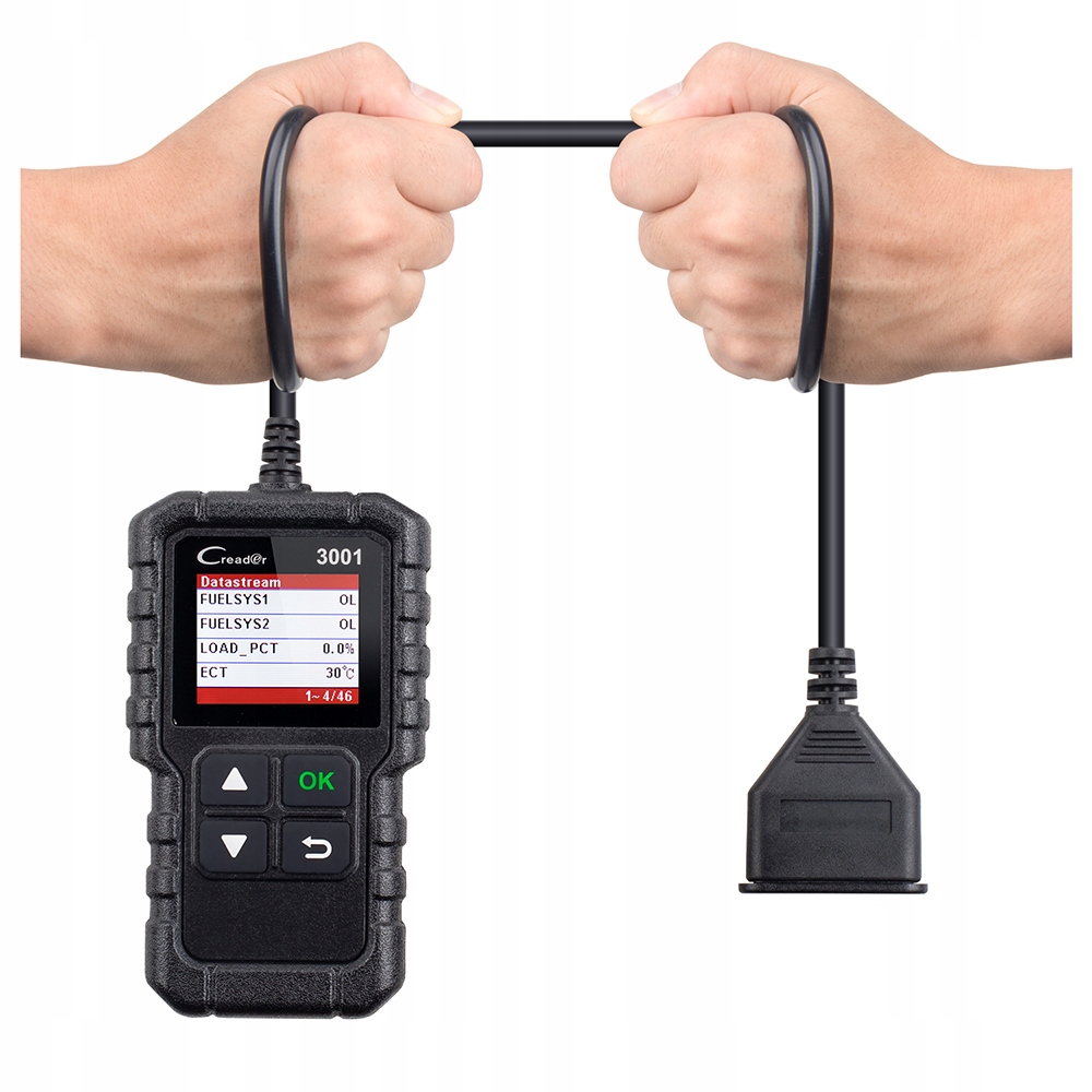 TESTER SKANER DIAGNOSTYCZNY OBD 2 Kasowanie Błędów INTERFEJS Launch CR3008 Marka Launch