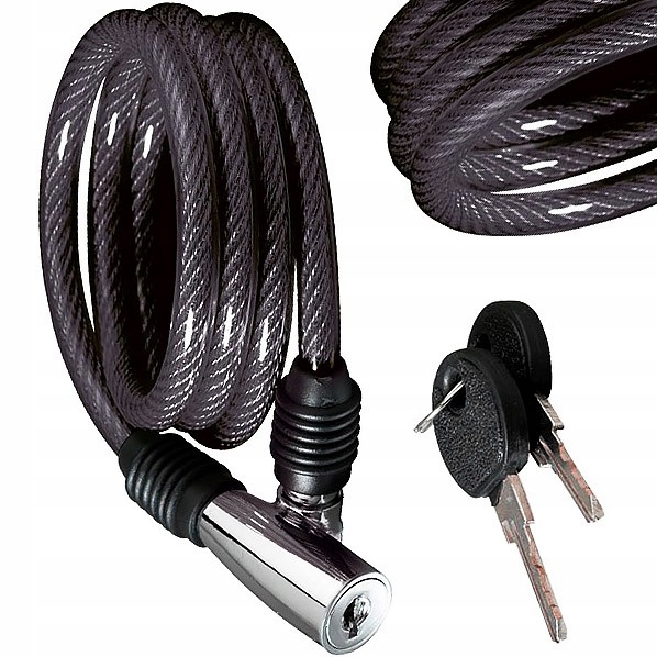 Zamknięcie Spiralne Na Klucz Kellys Beat K-1026S 100CM Czarne