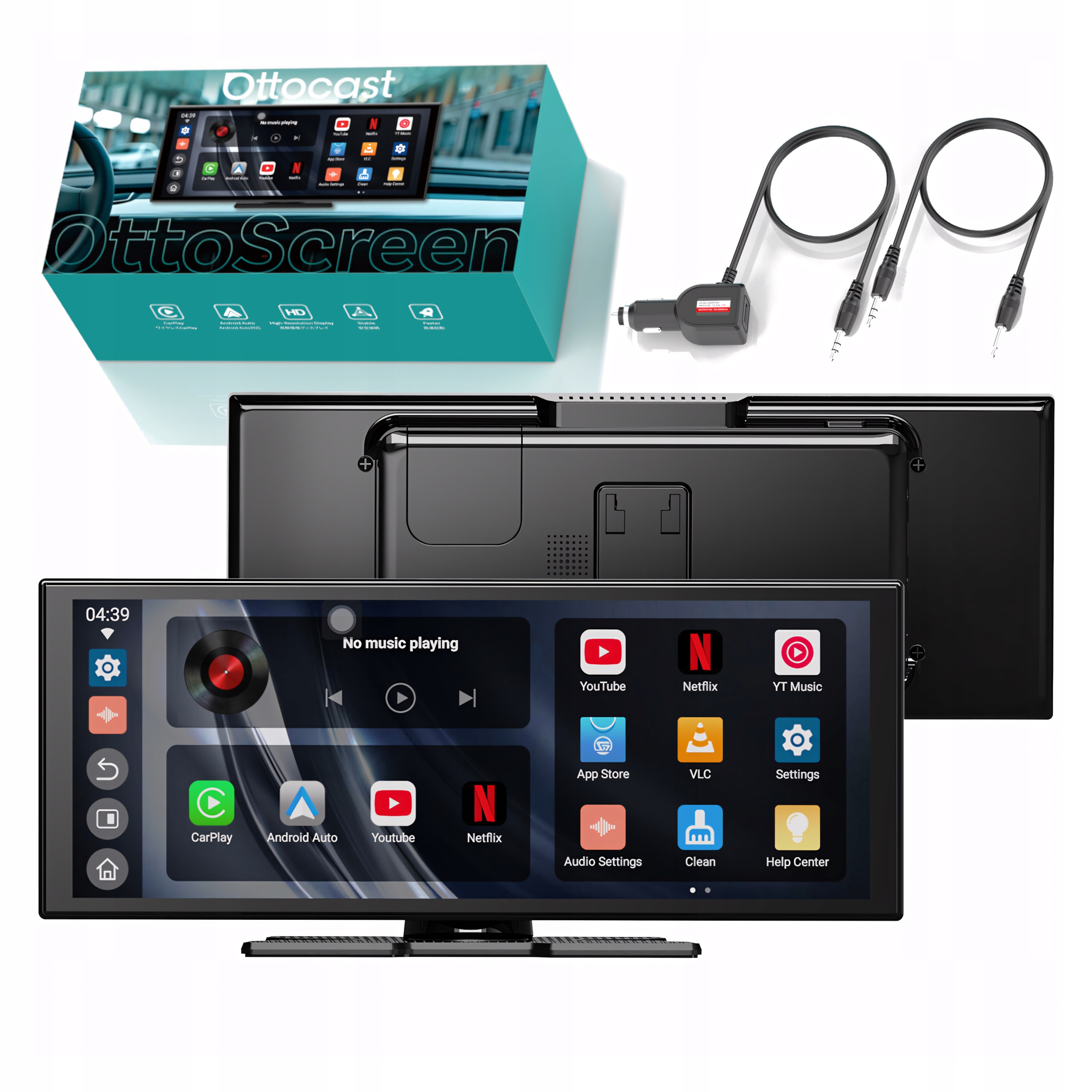 Ottocast N95 Monitor Samochodowy CarPlay Android Auto Ekran Dotykowy 11,4"