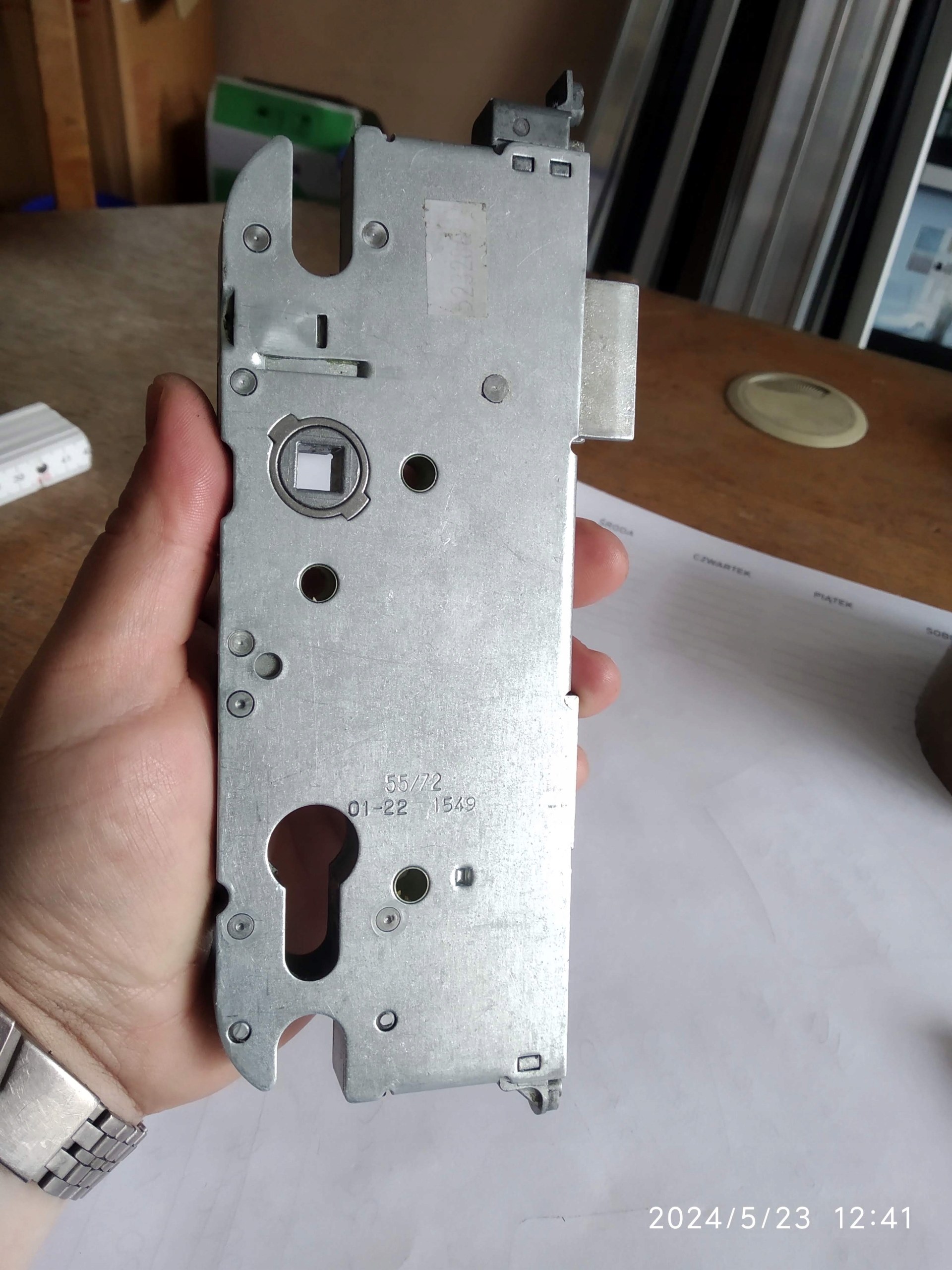 G-u hlavní středový zámek 55/72 mm, opravná kazeta pro lištový zámek