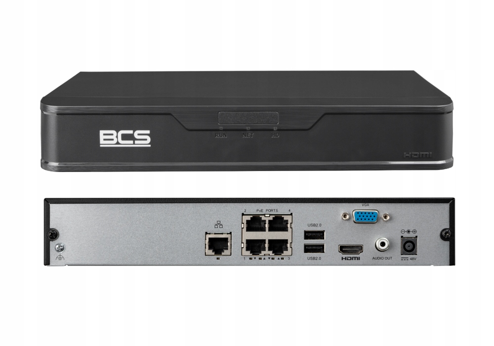 Ip rekordér BCS-P-NVR0401-4KE-4P-III 4-kanálový 4x PoE Bcs Point