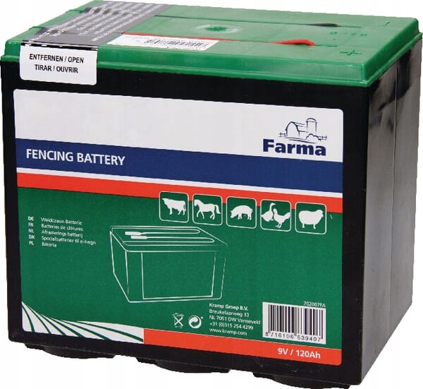 Suchá baterie 9V 120Ah 702007FA