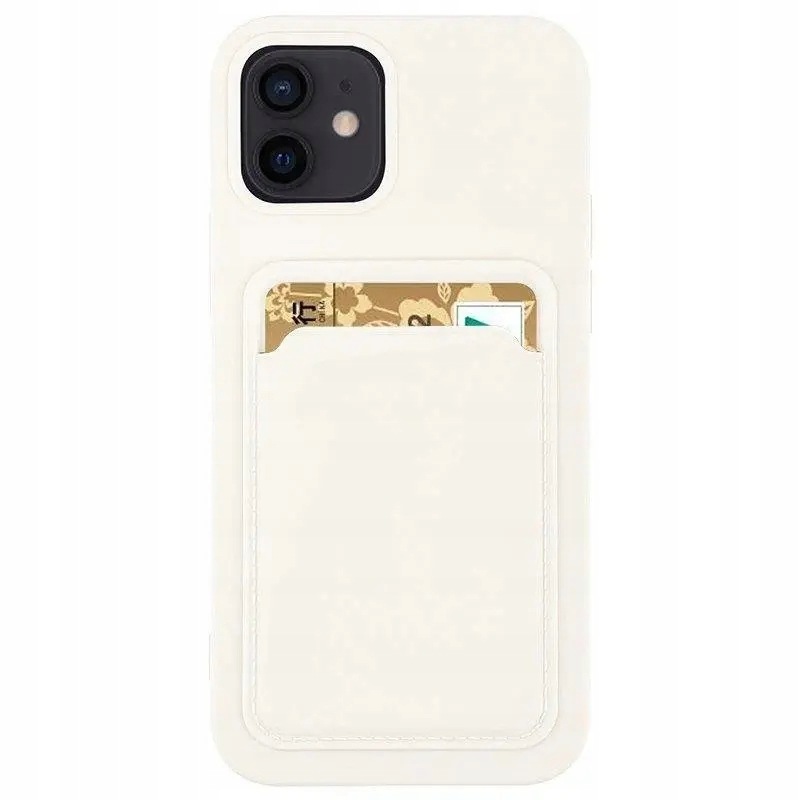 Card Case silikonowe etui portfel z kieszonką na kartę dokumenty do 10X