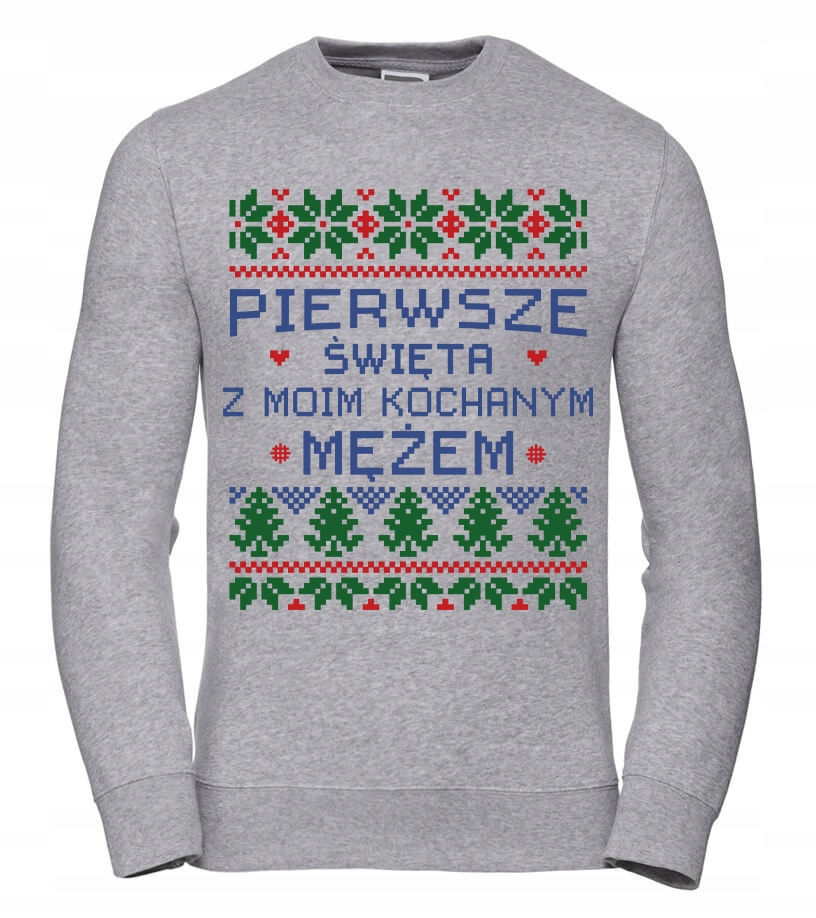 Dámská mikina První Vánoce s Manželem, Mikina , velikost 2XL