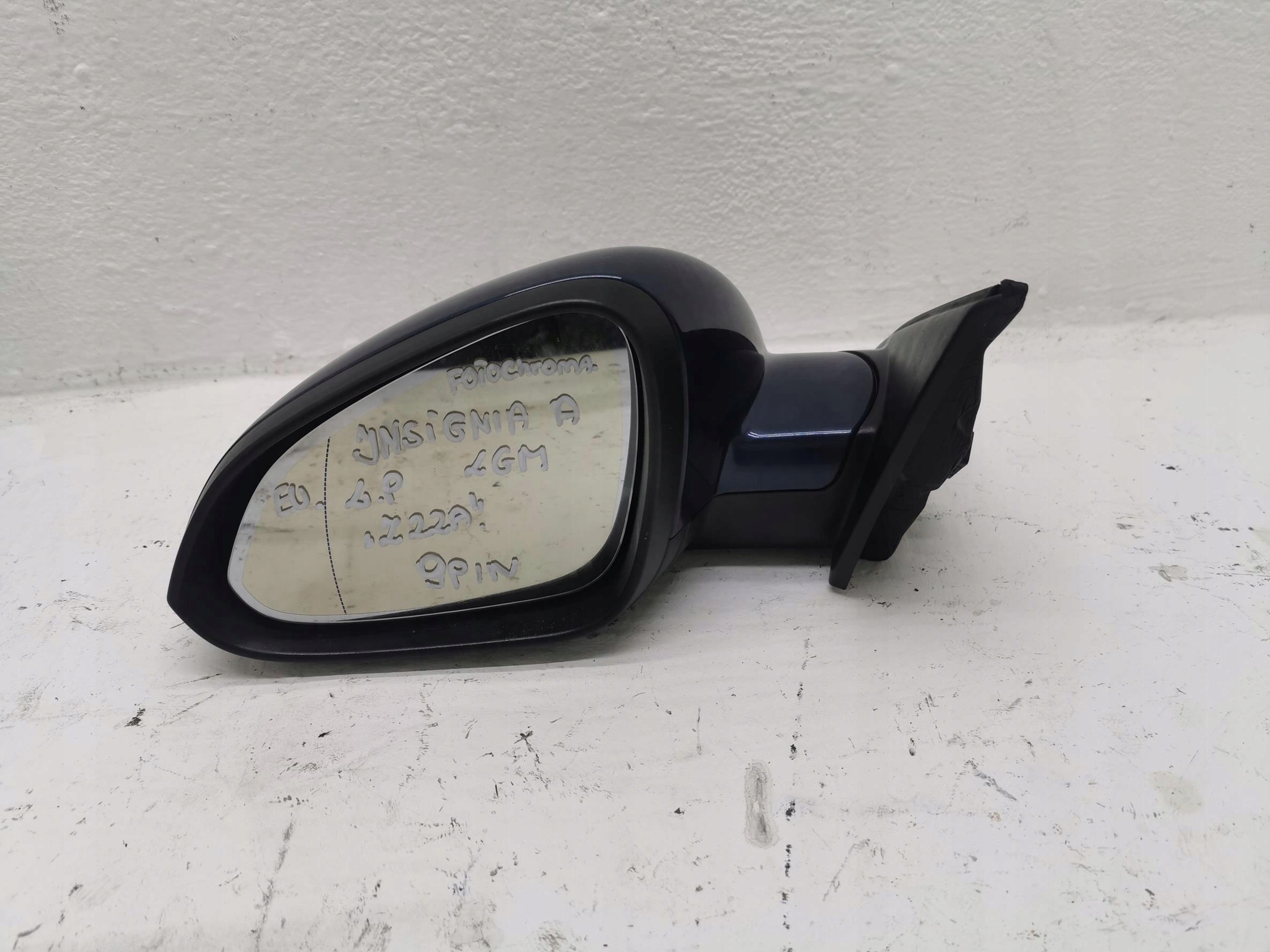 mirror left OPEL INSIGNIA A Z22A 9 PIN 13320848