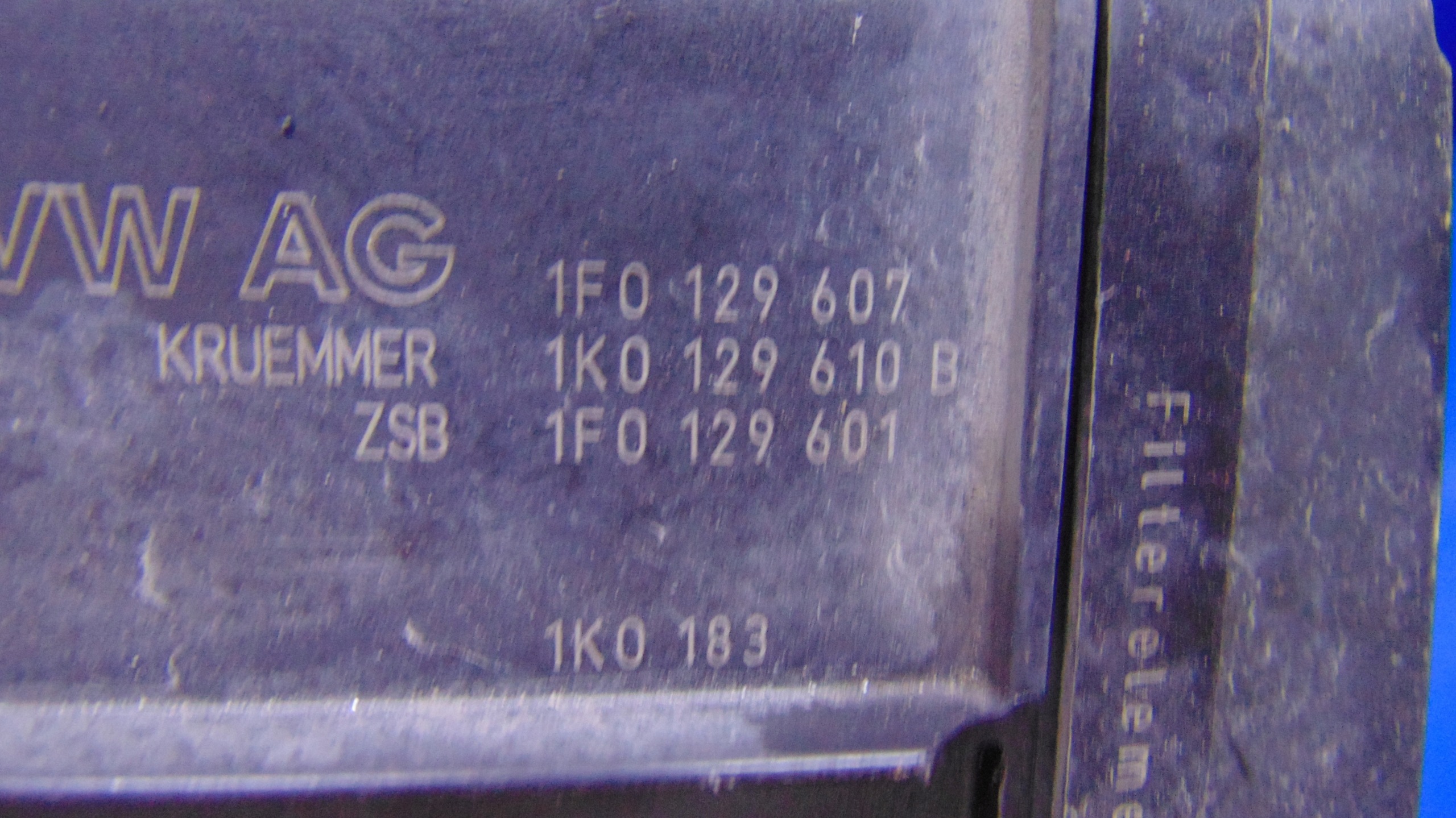 Gehäuse filter luft 1.6 8V VW GOLF V HB 03-10 ROK