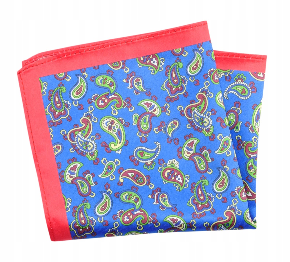 Elegancka Męska Poszetka Wzór Paisley Łezki Alties