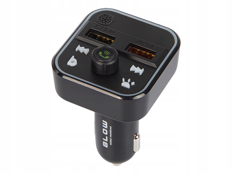 Transmiter FM BLOW Bluetooth 5+QC3.0 RGB Kod producenta 74-164#