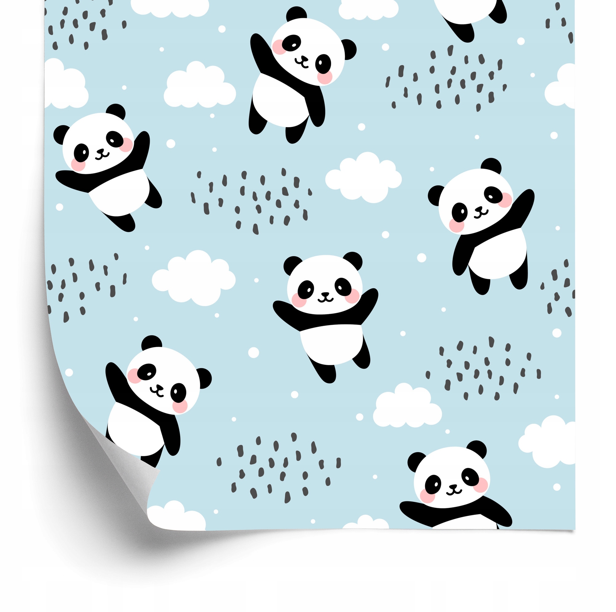 Tapeta Pandy na pozadí nebe 50 x 1000 cm