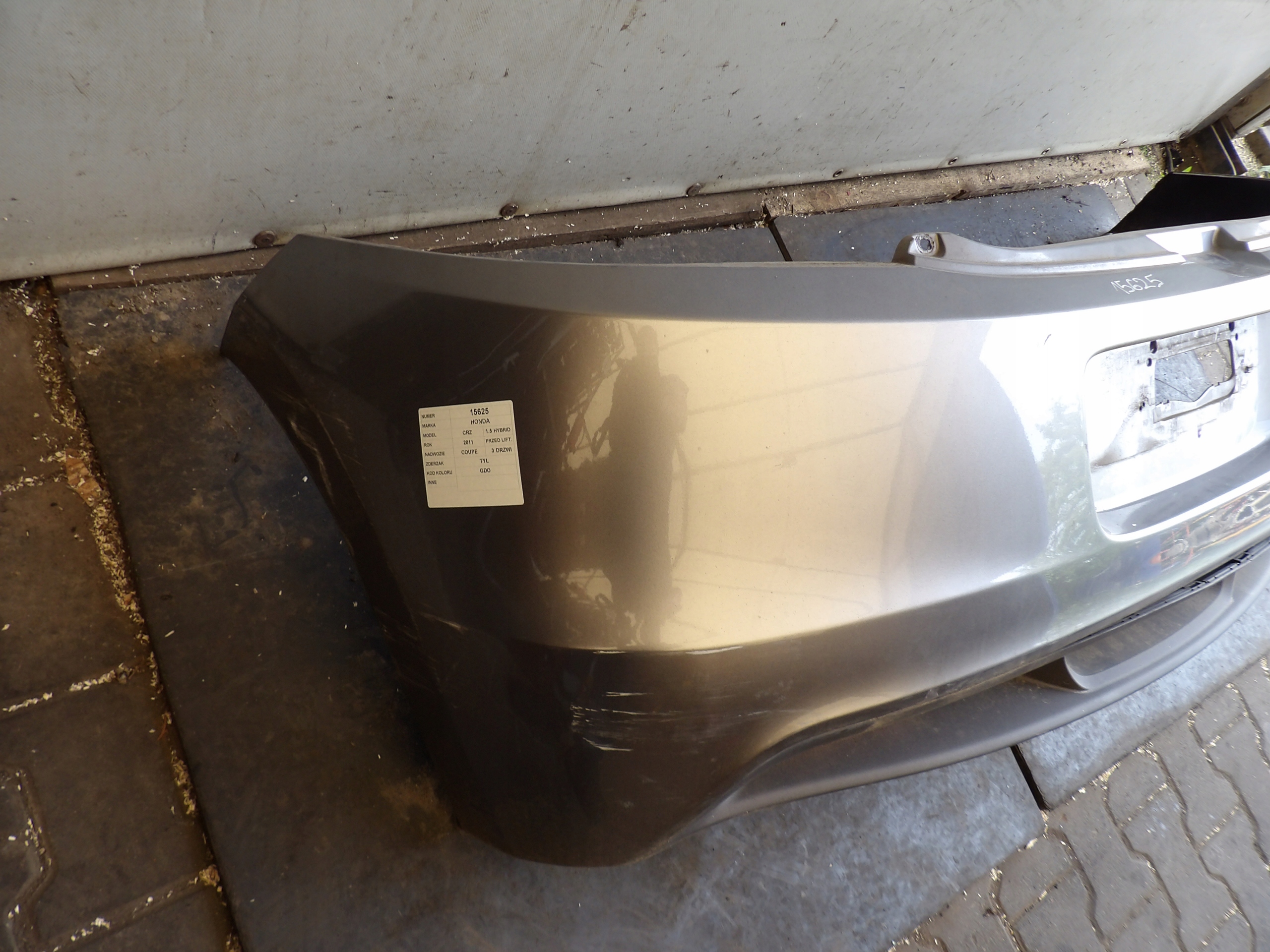 Honda CR-Z bumper rear part lak. GDO coupe