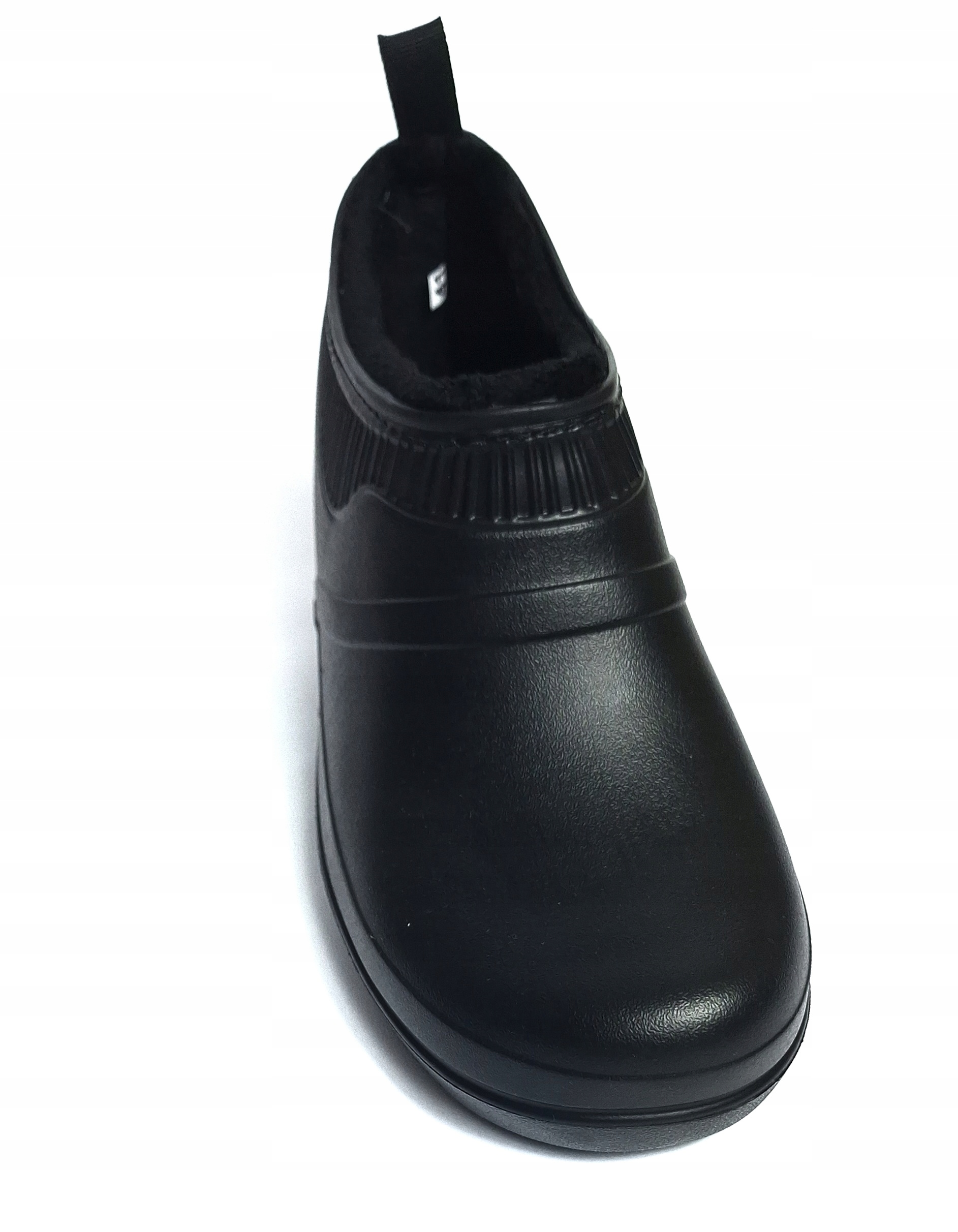 KALOSZE MĘSKIE OCIEPLANE LEKKIE WYGODNE WKŁADKI GUMOWCE CHODAKI BUTY 44 Zapięcie wsuwane