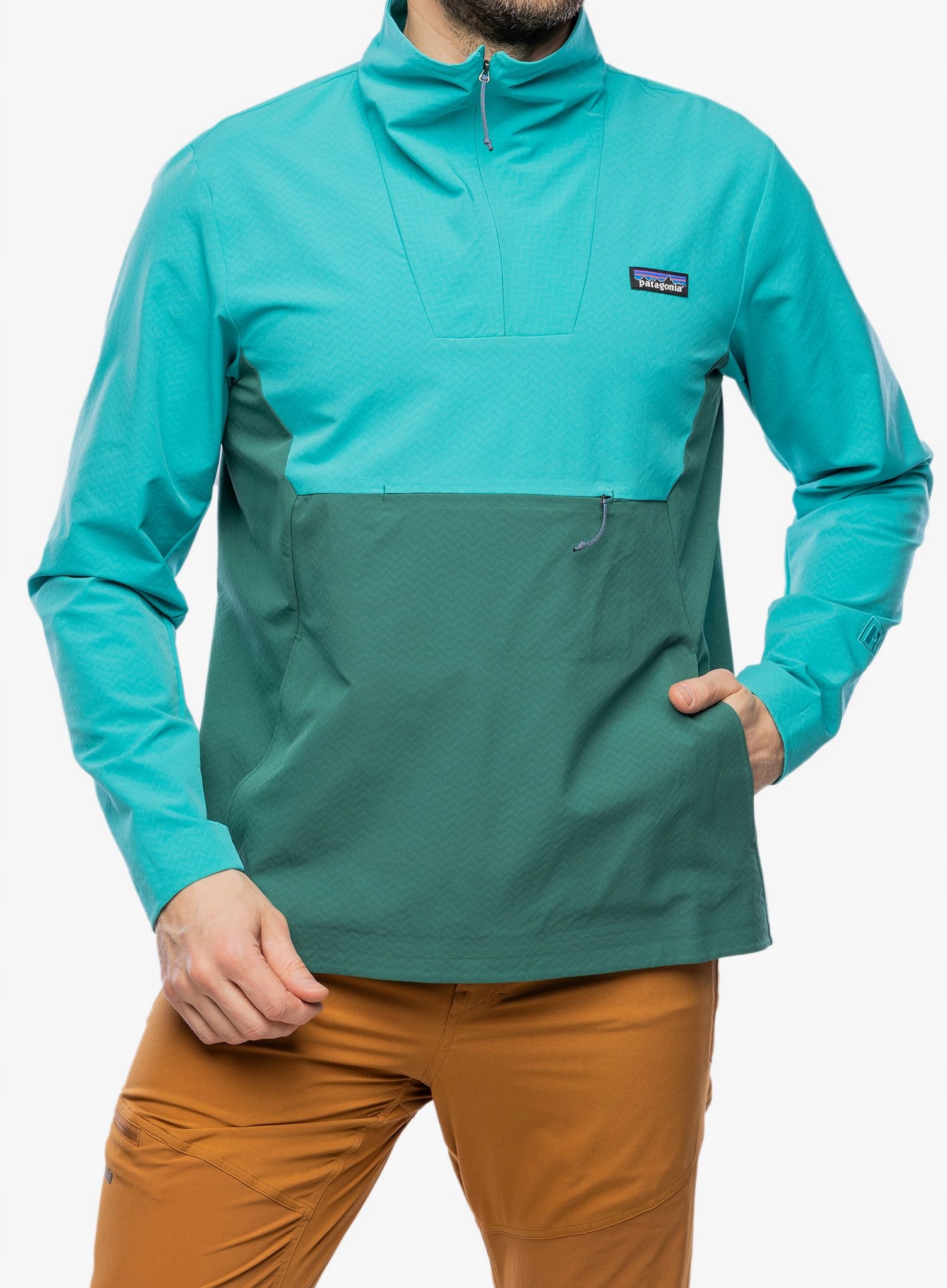 Softshellová bunda Patagonia R1 CrossStrata P/o conifer green Xs