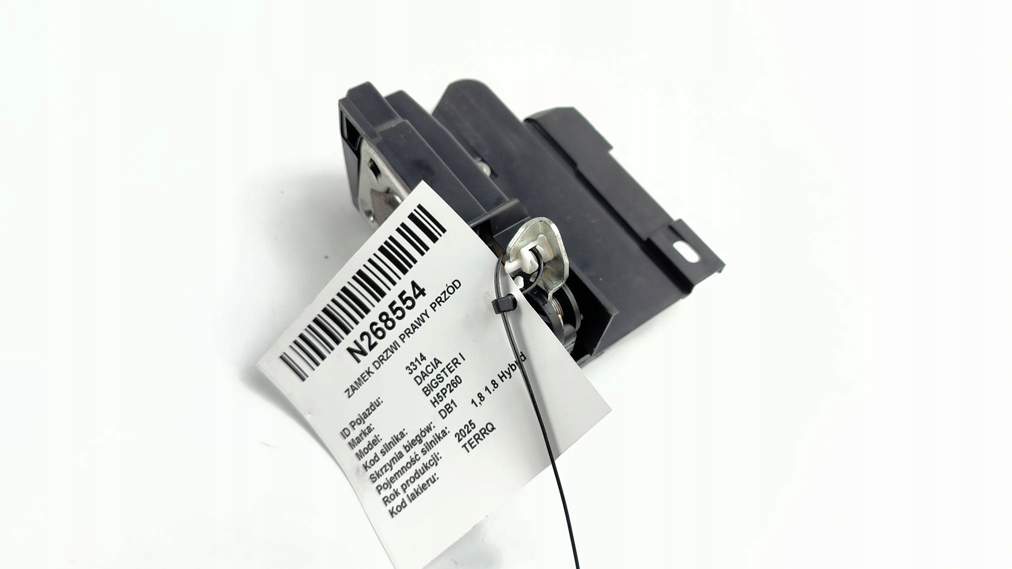 lock door right front DACIA BIGSTER and
